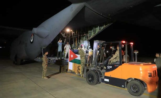 Le Roi jordanien fait savoir que son aviation a effectué des largages d&rsquo;aides humanitaires sur la bande de Gaza