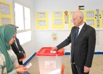 Tunisie : Le président de la République, Kais Saied et son épouse votent lors de l’élection des membres des conseils locaux