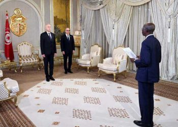 Tunisie : Le  président de la République Kais Saied reçoit les lettres de créance de trois nouveaux ambassadeurs nommés en Tunisie