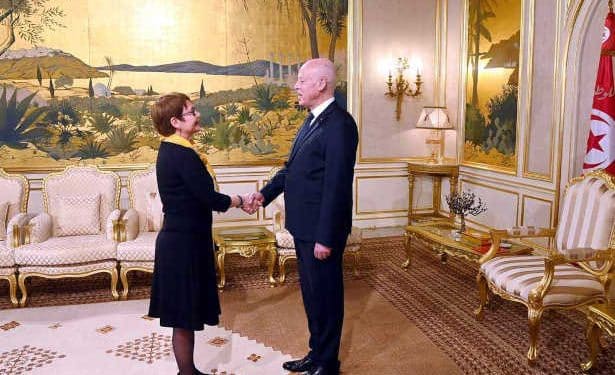 Tunisie : Le président de la République, Kaïs Saïed reçoit la présidente de la Banque européenne pour la reconstruction et le développement (Berd), Odile Renaud-Basso