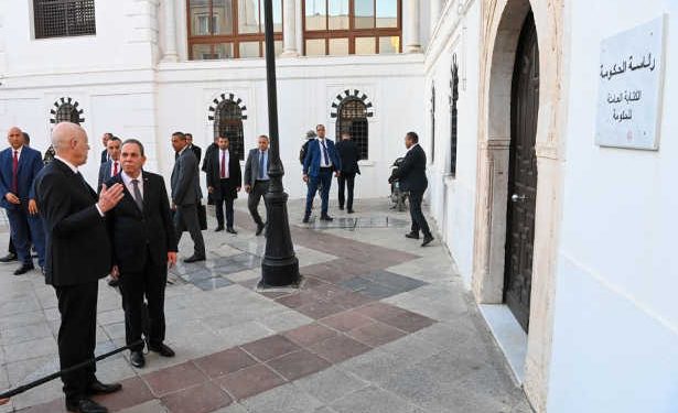 Tunisie : Le président de la République visite le siège de la présidence du gouvernement à la Kasbah, et inspecte l&rsquo;avancement du travail