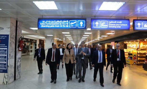 Tunisie : La ministre de l’Équipement et de l’Habitat et responsable de la gestion du ministère des Transports, en visite officielle à l’Aéroport international de Tunis-Carthage