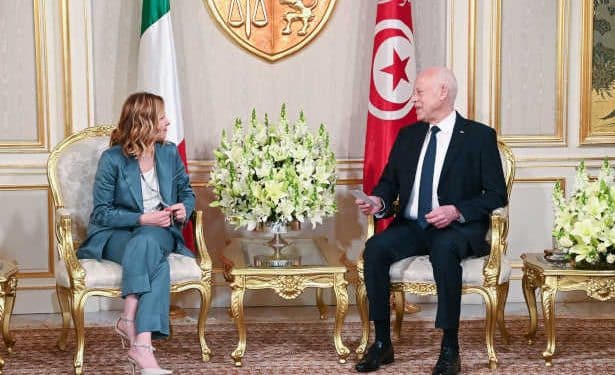 Tunisie : Le chef de l&rsquo;Etat reçoit à Carthage, Giorgia Meloni, accompagnée d’une délégation de haut niveau