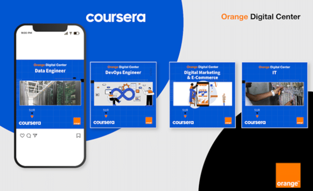 Tunisie : Orange Digital Center et Coursera s&rsquo;associent pour offrir des formations certifiantes gratuites sur les nouveaux métiers du numérique