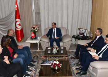Tunisie : Le ministre de l’intérieur reçoit une délégation du  Syndicat national des journalistes Tunisiens conduite par son président Zied Dabbar