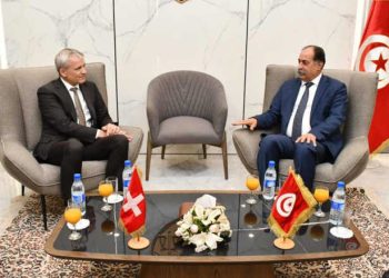 Tunisie : Le ministre de l’intérieur reçoit le Conseiller Fédéral Suisse chargé de la Justice et de la Police