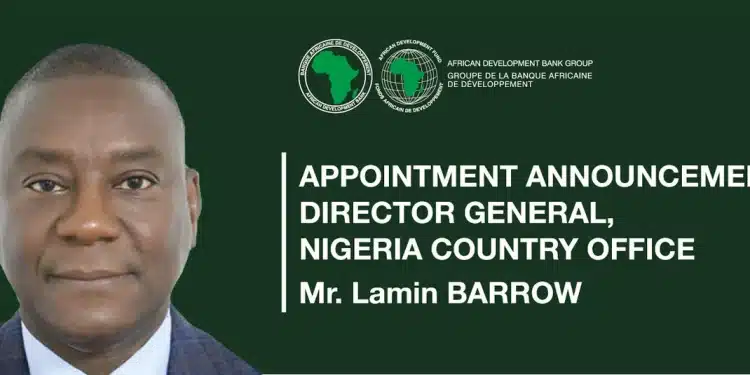 Lamin Barrow nommé directeur général de la BAD pour l’Afrique de l’Ouest