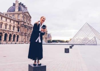 France : Céline Dion  chante lors de la cérémonie d&rsquo;ouverture des Jeux Olympiques de Paris 2024