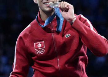 JO Paris 2024: Fares Ferjani remporte la médaille d&rsquo;argent en sabre individuel