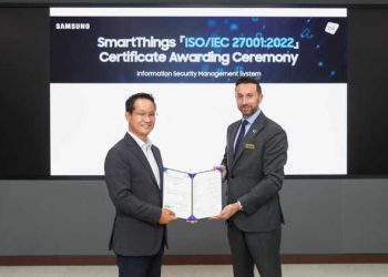 Samsung Electronics reçoit la certification ISO 27001 pour sa plateforme SmartThings