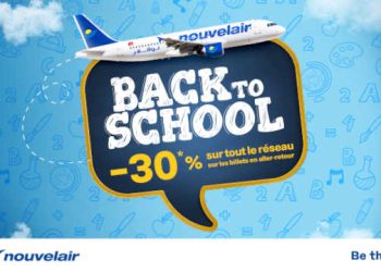 Tunisie : Nouvelair lance une promotion exceptionnelle « BACK TO SCHOOL » pour bénéficier de 30% de réduction sur tout le réseau, à l&rsquo;occasion de la rentrée