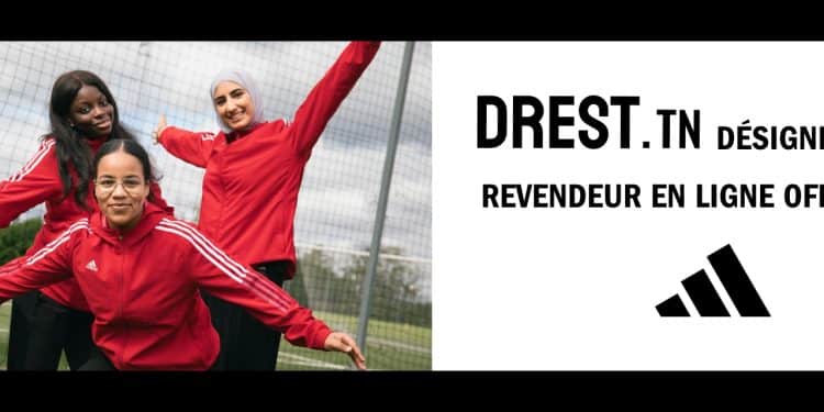 Tunisie :Drest.tn, revendeur en ligne officiel de la marque Adidas en Tunisie