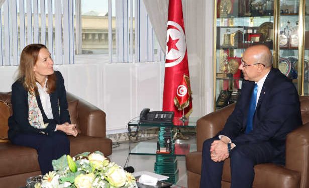 Tunisie : La coopération militaire entre la Tunisie et la France au cœur de la réunion entre le ministre de la Défense nationale et l’ambassadrice de France en Tunisie, Mme Anne Gueguen