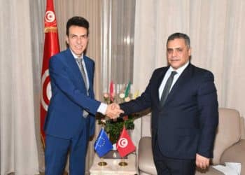 Le ministre de l&rsquo;Intérieur Khaled Nouri reçoit l&rsquo;ambassadeur de l&rsquo;UE en Tunisie