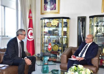 Tunisie : Le ministre de la Défense nationale reçoit l&rsquo;ambassadeur d&rsquo;Italie en Tunisie, Alessandro PRUNAS