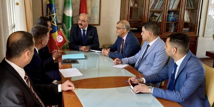 Le Ministre des Affaires Etrangères, de la Migration et des Tunisiens à l&rsquo;Etranger, se  rend au siège de l&rsquo;Ambassade de la République Tunisienne à Addis-Abeba