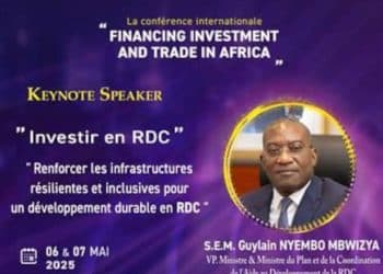  Tunisie : Son Excellence Monsieur Guylain Nyembo Mbwizya, Vice-Premier Ministre de la République Démocratique du Congo (RDC)  participe à la 8ème édition de la conférence internationale FITA 2025