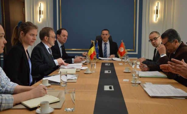 Tunisie : Le Ministre de l&rsquo;Agriculture reçoit M. Jean Van Wetter, directeur général de l&rsquo;Agence Belge de Développement (ENABEL) et des représentants de la région de wallonne