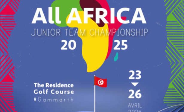 La Tunisie abrite le championnat d’Afrique Juniors du Moyen-Orient de golf « All Africa Junior Golf Challenge » du 22 au 26 avril