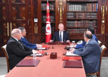 Tunisie: Le président de la République, reçoit M. Khaled Nouri, Ministre de l&rsquo;Intérieur et des hauts cadres sécuritaires