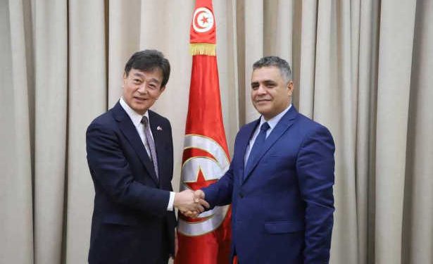 Tunisie : Le ministre de l&rsquo;Intérieur reçoit l&rsquo;ambassadeur du Japon en Tunisie, OSUGA Takeshi