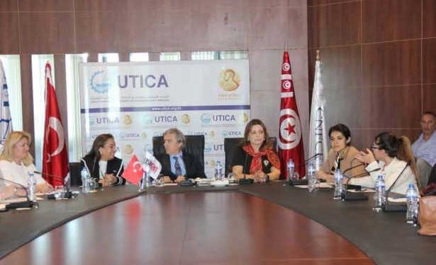 Tunisie-Turquie : Séance de travail entre l&rsquo;Association des femmes entrepreneures de Turquie – KAGIDER et la Chambre Nationale des Femmes Chefs d&rsquo;Entreprises chez l&rsquo;UTICA visant à promouvoir la coopération économique entre les femmes tunisiennes et turques