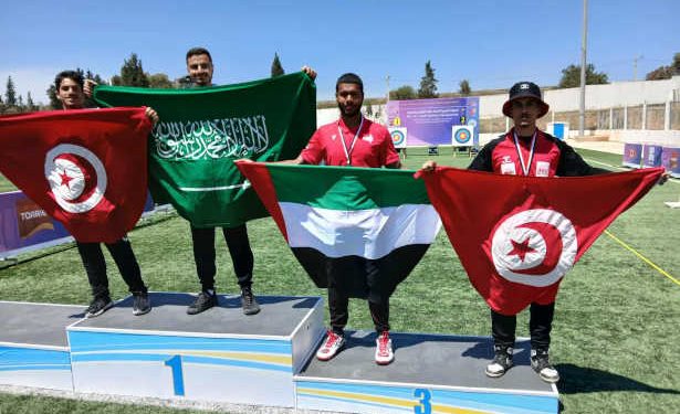 La Tunisie se classe cinquième au Championnat arabe de tir à l&rsquo;arc avec  neuf médailles