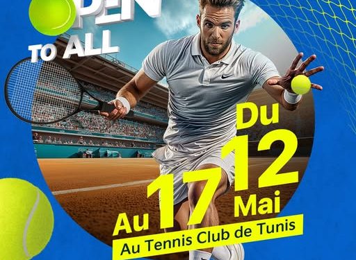 Tunisie : Le Tournoi international tennis Open de Tunis se déroulera du 12 au 17 mai 2025 avec la participation de 50 joueurs de 25 pays