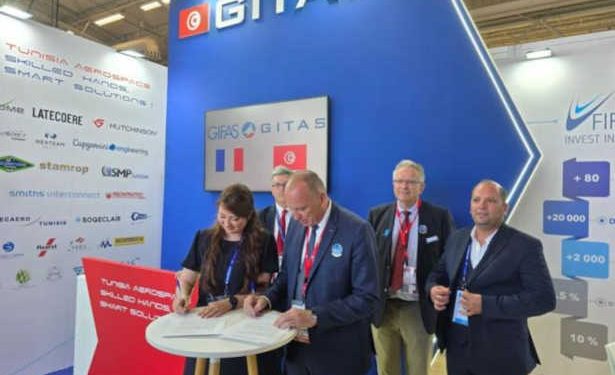 Tunisie-France : Un Mémorandum d’entente stratégique entre le Groupement des Industries Tunisiennes Aéronautiques et Spatiales (GITAS) et le Groupement des Industries Françaises Aéronautiques et Spatiales (GIFAS) dans le domaine aéronautique