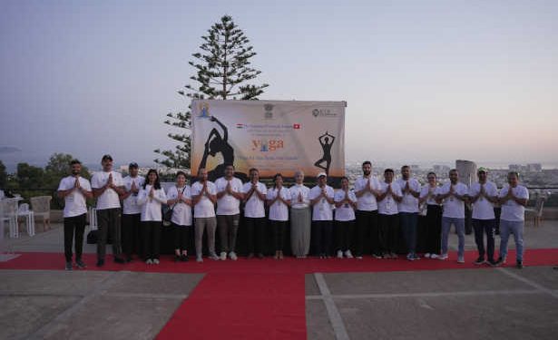 The Embassy of India in Tunis celebrate the 11th International Day of Yoga (IDY) with the theme “Yoga for One Earth, One Health.”