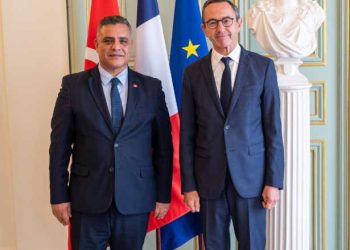 Tunisie-France : En visite de travail en France, Khaled Nouri reçu par son homologue français Bruno Retailleau