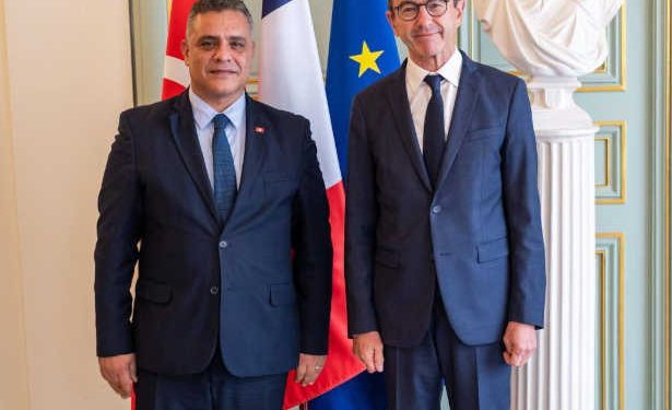 Tunisie-France : En visite de travail en France, Khaled Nouri reçu par son homologue français Bruno Retailleau