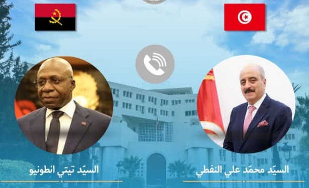 Tunisie : Le Ministre des Affaires Etrangères s&rsquo;entretient avec M. Tete António, Ministre des Affaires Etrangères et des Relations Internationales de la République d’Angola