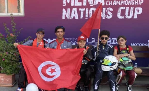 Tunisie : Les jeunes de National Automobile Club de Tunisie (NACT) participent à la  Coupe des Nations de karting pour le Moyen-Orient et l&rsquo;Afrique du Nord (MENA) du 21 au 25 octobre à Qatar