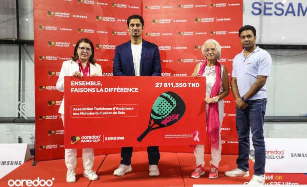 Succès record pour la deuxième édition de Ooredoo Padel Cup Samsung 2025