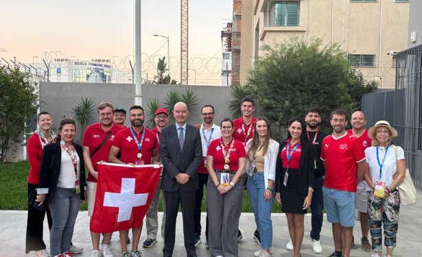 L’Ambassadeur de Suisse en Tunisie reçoit une délégation suisse participant au JCI World Congress 2025 Tunis