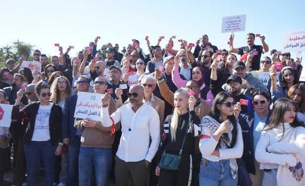 Tunisie : Les journalistes tunisiens en sit-in