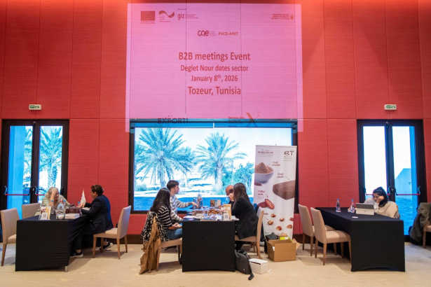  Tunisie :Organisation de rencontres d&rsquo;affaires tuniso-européennes axées sur le secteur des dattes et de ses dérivés dans le sud de la Tunisie