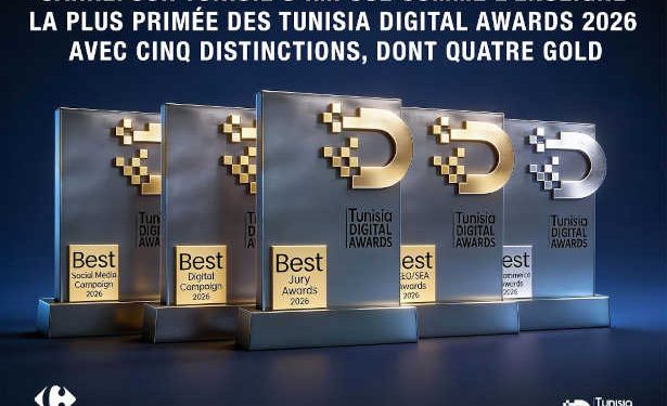 Carrefour Tunisie s’impose comme l’enseigne la plus primée des Tunisia Digital Awards 2026