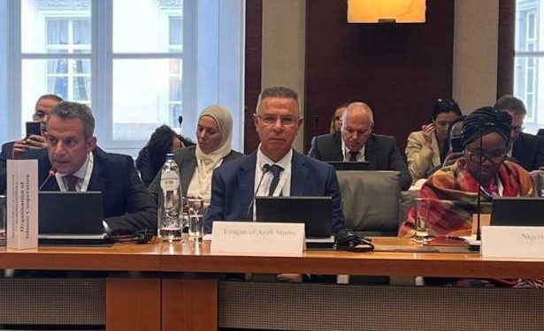 Bruxelles : participation de la Ligue arabe au  9ème sommet de l&rsquo;Alliance mondiale pour la mise en œuvre de la solution à deux États