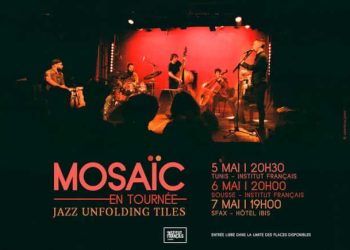 Le sextet méditerranéen de jazz Mosaïc en tournée en Tunisie du 5 au 7 mai 2026