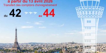 Transfert des comptoirs d’enregistrement Tunisair à l’aéroport de Paris-Orly