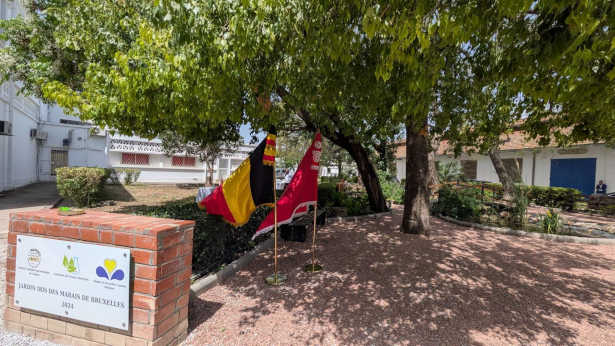 Tunisie–Belgique : inauguration du Jardin de l’Iris des marais de Bruxelles à l’INAT
