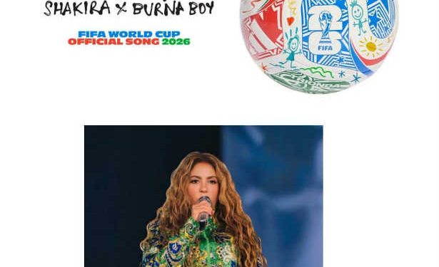 La FIFA mise encore sur Shakira pour faire vibrer la Coupe du monde 2026