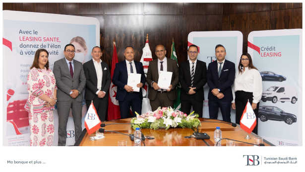 Tunisie : Signature d’une convention de partenariat entre Tunisian Saudi Bank et le CNOPT