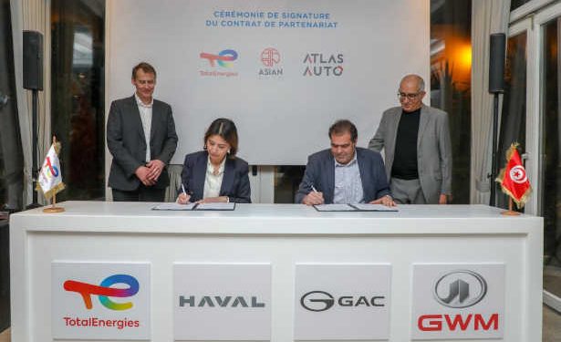 Partenariat entre TotalEnergies Marketing Tunisie, Atlas Auto et Asian Auto