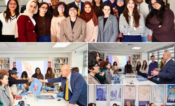 Visite de l’ambassadeur Bill Bazzi à l’American Corner de Sousse
