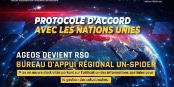 Signature d’un accord de coopération entre l’association AGEOS et le Bureau des Affaires spatiales des Nations Unies UNOOSA