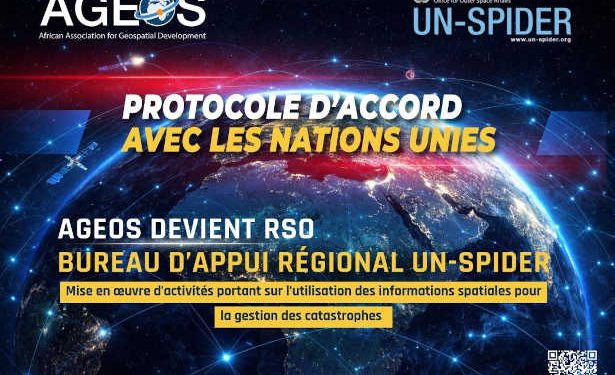 Signature d’un accord de coopération entre l’association AGEOS et le Bureau des Affaires spatiales des Nations Unies UNOOSA
