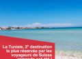 La Tunisie, 2ᵉ destination la plus réservée par les voyageurs de Suisse romande pour l’été